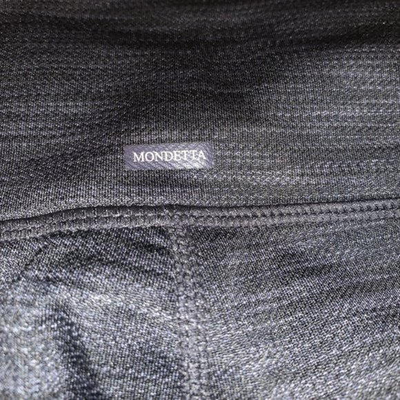 MONDETTA Women Brushed Jacquard Legging Tight -- Black Combo - Picture 6 of 10